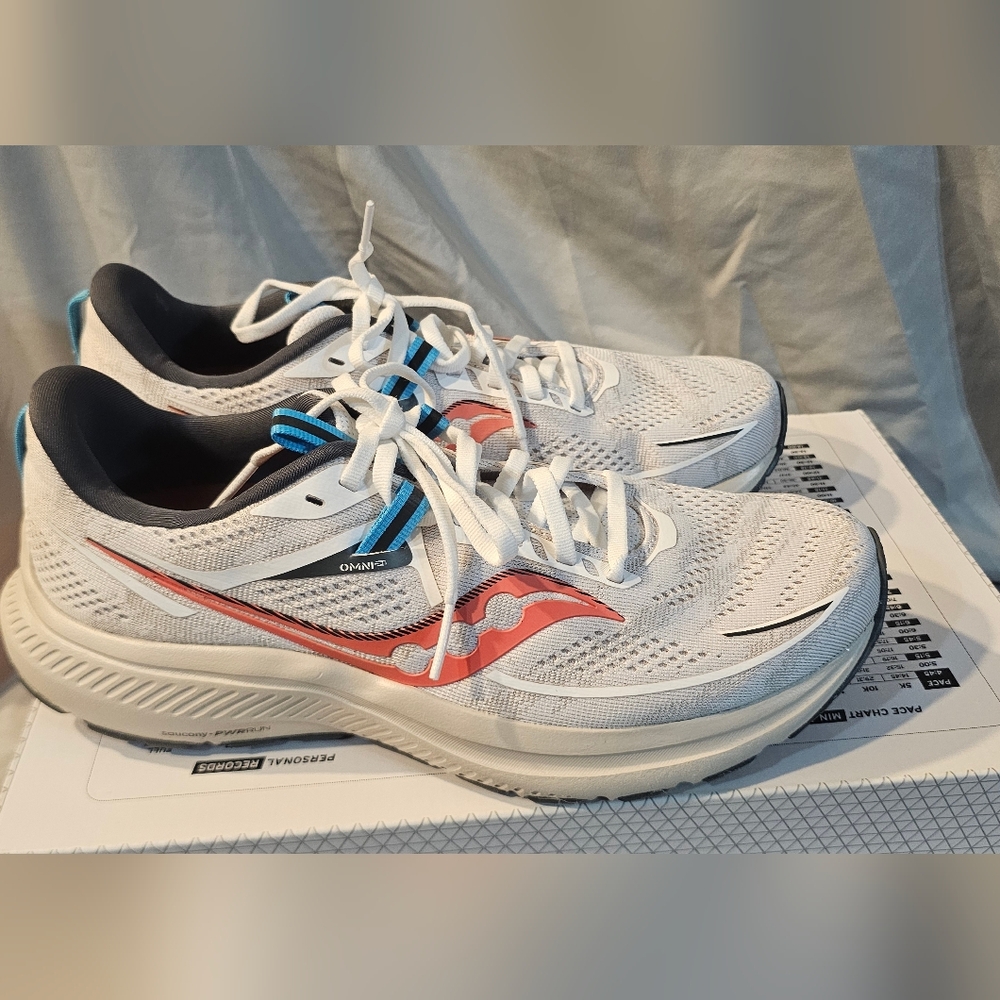 Saucony Omni 21 Running Shoes White Sand S10762-31 Women Size 9.5 New No Box Top